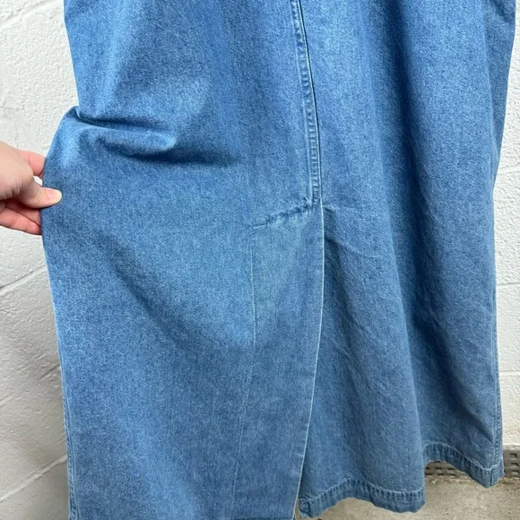Vintage L.L. Bean Denim Barn Coat with Blanket Lining - Picture 10 of 14